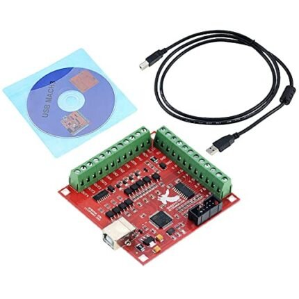 Breakout Board CNC USB MACH3 100Khz 4 Axis Interface Driver Motion Controller +USB Cable+CD