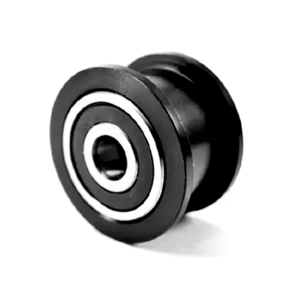 Smooth idler pulley