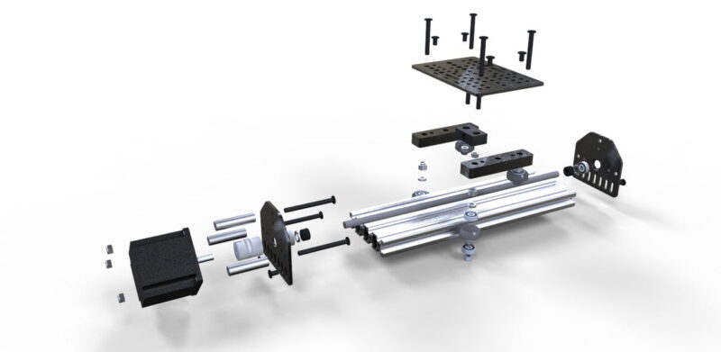 THREADED ROD PLATE™ FOR NEMA 23 STEPPER MOTOR