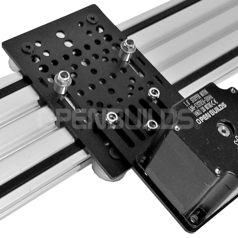 motor_mount_plate_nema_23_in_use__88435 Motor Mount Plate - NEMA 23 Stepper Motor