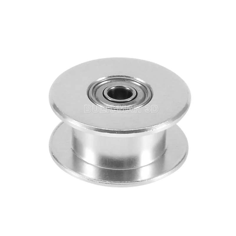 GT2 Dual Bearing Aluminum Smooth Idler Pulley