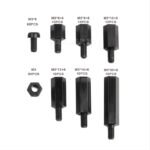 M3 Nylon Black Hex M-F Spacers