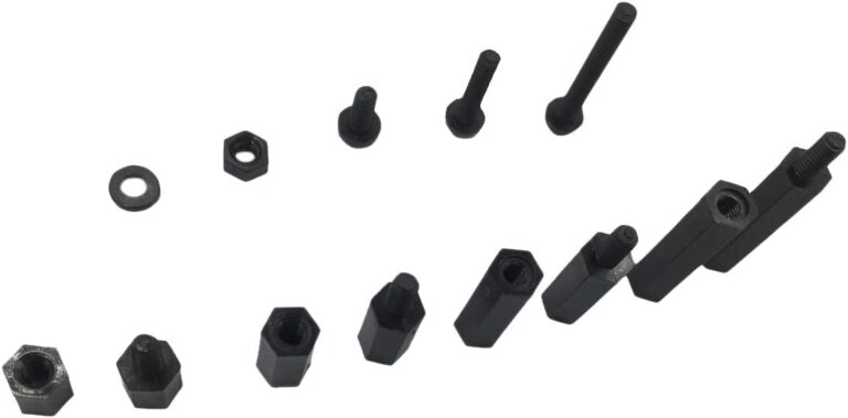 M3 Nylon Black Hex M-F Spacers – 260 Piece Set