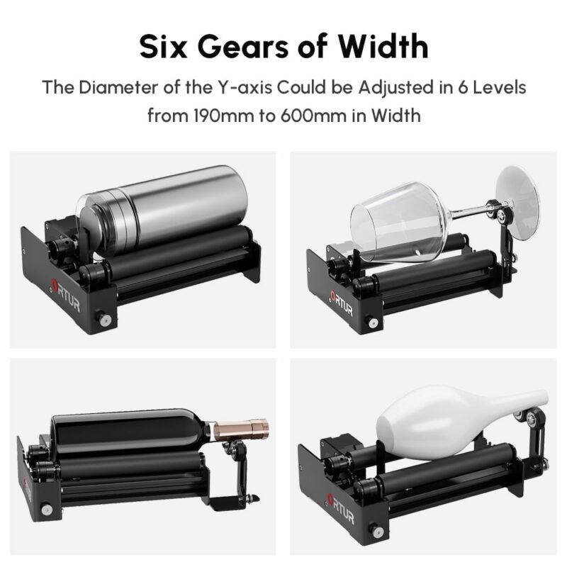 Ortur YRR 3.0 Rotary Roller for Cylinder Engraving