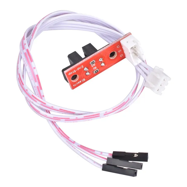 Red Optical Limit Switch Module with White 0.5m Wire for 3D Printes and Mini CNC