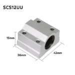 SC12UU 12mm Linear Ball Bearing Slide Unit CNC 3D Printer