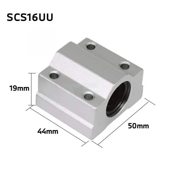 SC16UU 16mm Linear Ball Bearing Slide Unit CNC 3D Printer