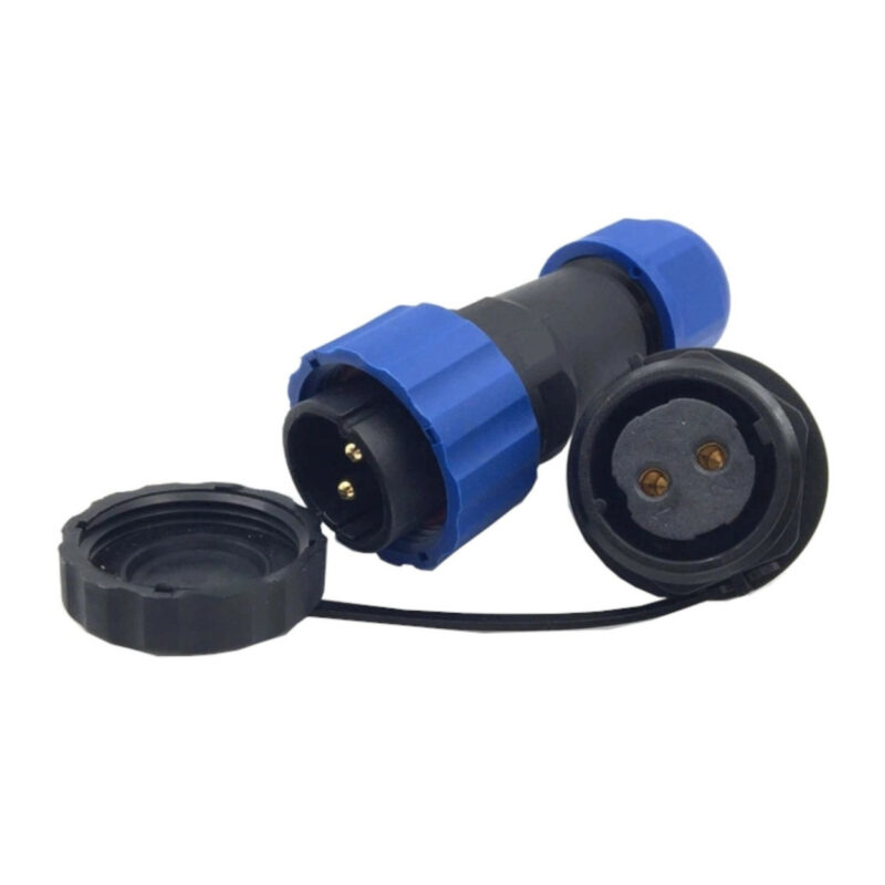 SD13 Waterproof Panel Mount Aviation Connector Male Plug Female Socket IP68 2 pin SD13 Waterproof Panel Mount Aviation Connector Male Plug Female Socket IP68 2 pin