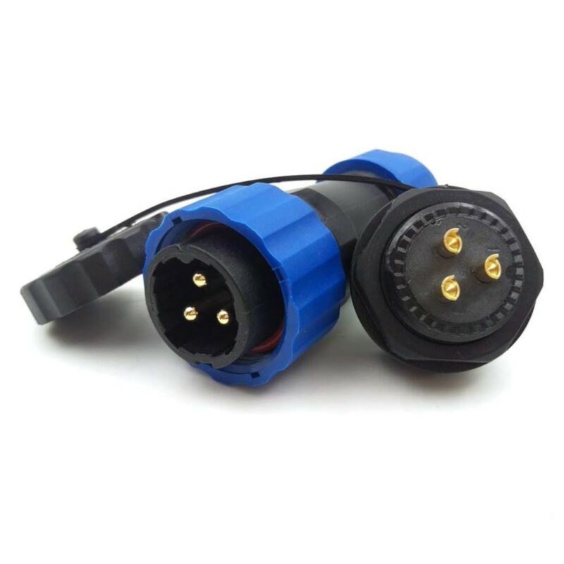 SD13 Waterproof Panel Mount Aviation Connector Male Plug Female Socket IP68 3pin SD13 Waterproof Panel Mount Aviation Connector Male Plug Female Socket IP68 3pin