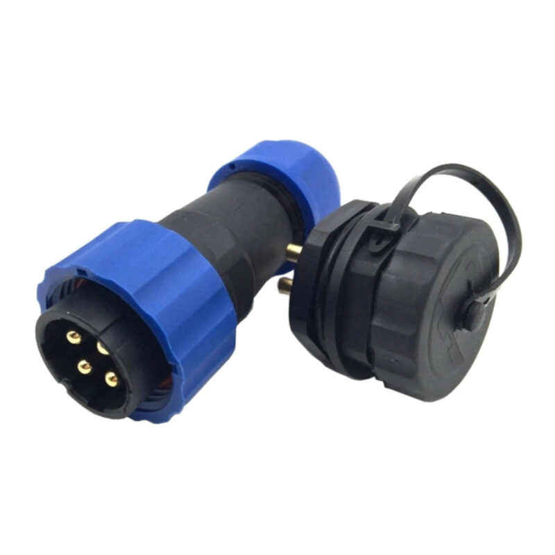 SD13 Waterproof Panel Mount Aviation Connector Male Plug Female Socket IP68 4 pin SD13 Waterproof Panel Mount Aviation Connector Male Plug Female Socket IP68 4 pin