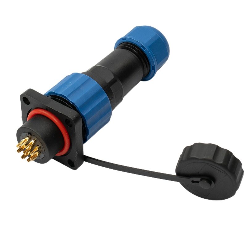 SD16 Square Connector Plug and Socket Waterproof IP68 9pin SD16 Square Connector Plug and Socket Waterproof IP68 9pin