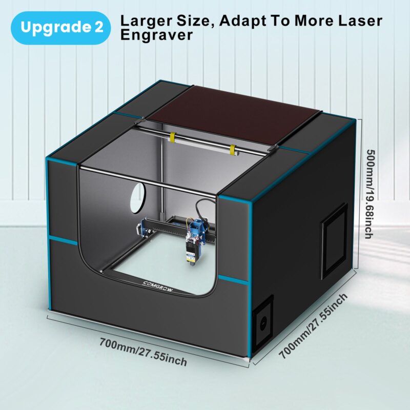 Comgrow Official Desktop Enclosure for Laser 3D Printer CNC