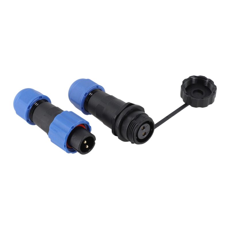 SD13 Waterproof Cable Mount Aviation Connector Male Plug Female Socket IP68 SD13 Waterproof Cable Mount Aviation Connector Male Plug Female Socket IP68 2 pin