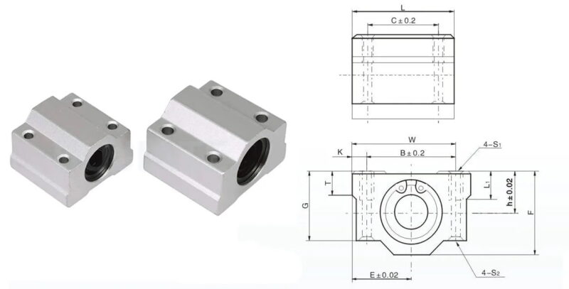 Linear Bearing Slide Block4 Linear Bearing Slide Block - Image 4