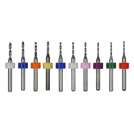 Carbide 10pcs PCB Drill Bit Set