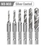 Hex Shank Drill- Silver Coated