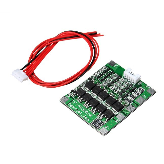 4 Series 30A 18650 Lithium Battery Protection Board