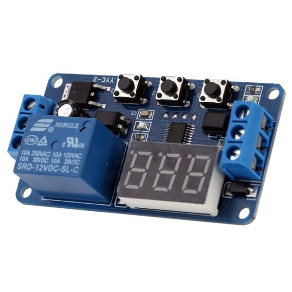 2V LED Display Automation Digital Delay Timer Control Switch Relay Module