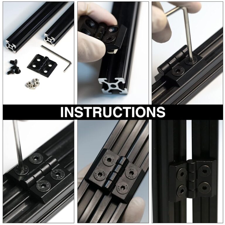 Zinc Alloy Hinge for V-Slot 2020 Series Aluminum Profile