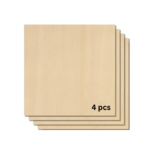 Basswood Plywood Sheet 4 pcs Set