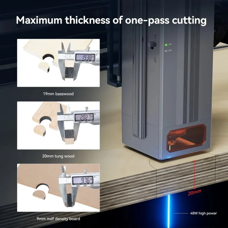 ATOMSTACK X40 Pro A40 pro S40 Pro 210W Laser Engraving and Cutting Machine - Image 3