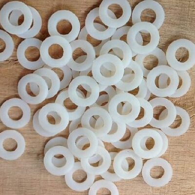 M8 Nylon Plastic Flat Washer Plain Washer Flat Gasket 8 x 16 x 1.5 mm