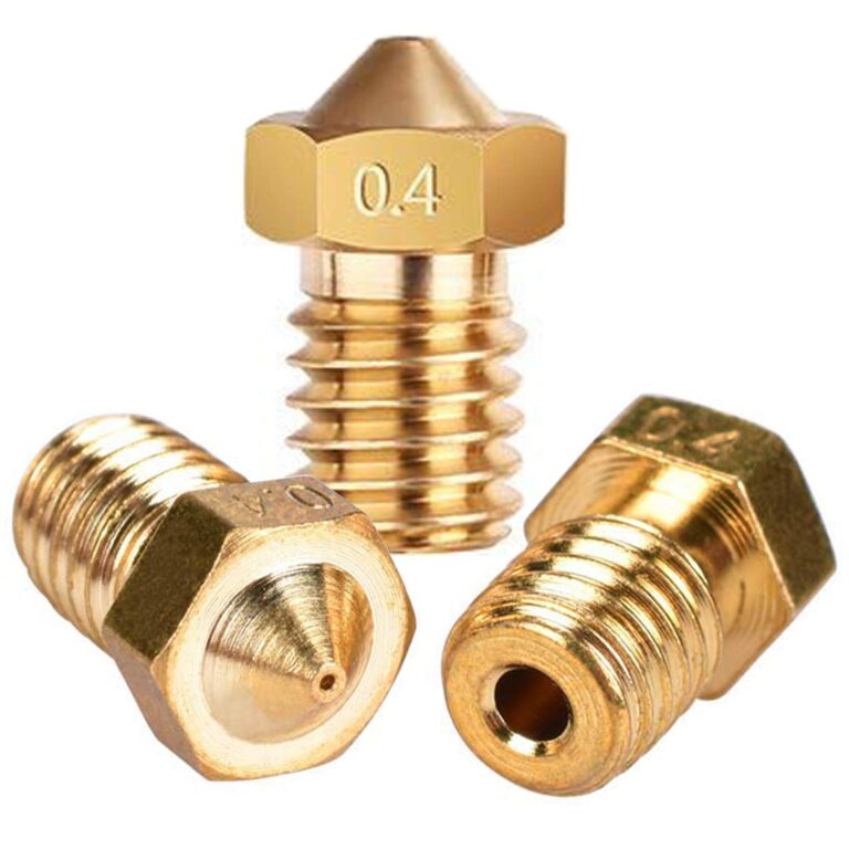 1.750.4mm V6 Stainless Steel Brass Nozzle M6 Thread