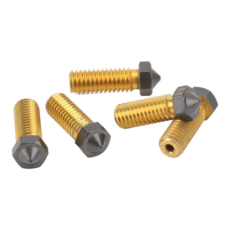 Brass volcano Teflon coated Hot End Nozzle Scratch Proof nozzle 0.4