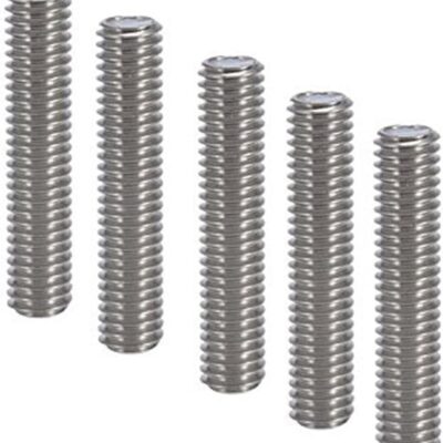 M6 X 30mm 1.75mm Filament Stainless Steel Throat with PTFE Teflon Tube for 3D Printer Extruders