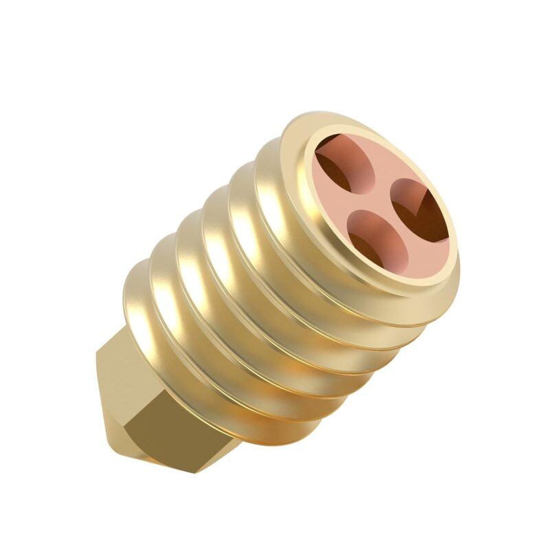 Bambu lab cht nozzle size 0.4mm brass nozzle for Bambu Lab X1 and P1P for 1.75 Filament (5) Bambu lab cht nozzle size 0.4mm brass nozzle for Bambu Lab X1 and P1P for 1.75 Filament