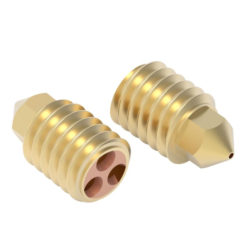 Bambu lab cht nozzle size 0.4mm brass nozzle for Bambu Lab X1 and P1P for 1.75 Filament (6) Bambu lab cht nozzle size 0.4mm brass nozzle for Bambu Lab X1 and P1P for 1.75 Filament - Image 2