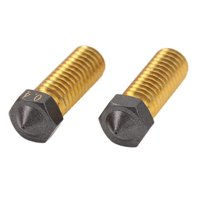 Brass volcano Teflon coated Hot End Nozzle Scratch Proof nozzle 0.4 (4) Brass volcano Teflon coated Hot End Nozzle Scratch Proof nozzle 0.4