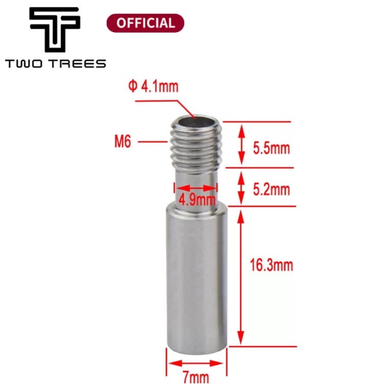 CR10 Ender 3 Special 4.1mm Throat Bowden Tube Long Thread For 1.75 mm Filament