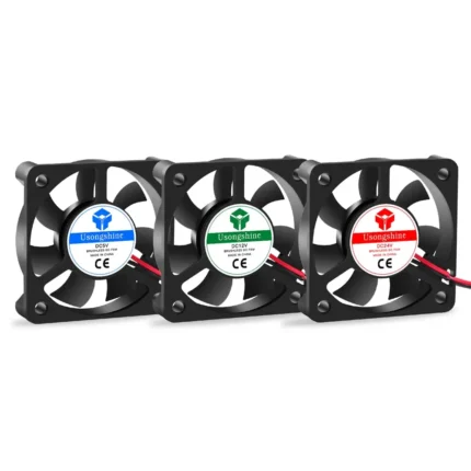 Usongshine 3D Printer Cooling Fan 5010 DC 24V/12V/5V Brushless Cooling Fan with 2Pin Wire