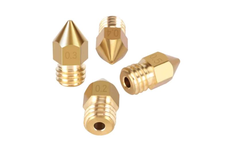 MK8 0.4mm 3D Printer Extruder Nozzle for 3D Printer (4) MK8 0.4mm 3D Printer Extruder Nozzle for 3D Printer