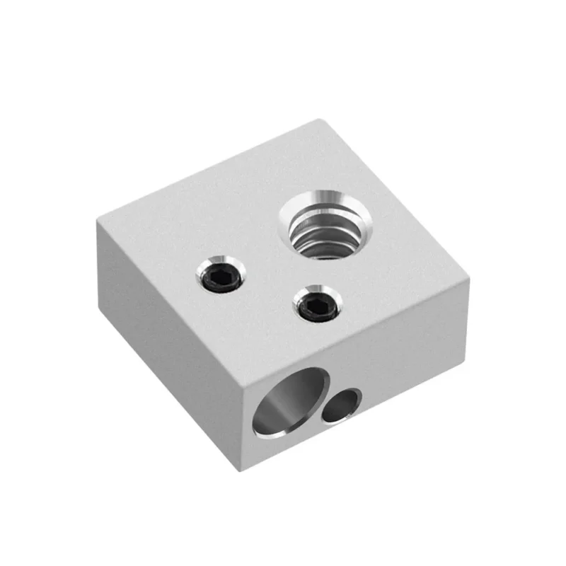 Twotrees MK8 Aluminium Heater Block For Print Head Hot End Heating Block 20x20x10 mm (3) Twotrees MK8 Aluminium Heater Block For Print Head Hot End Heating Block 20x20x10 mm - Image 5