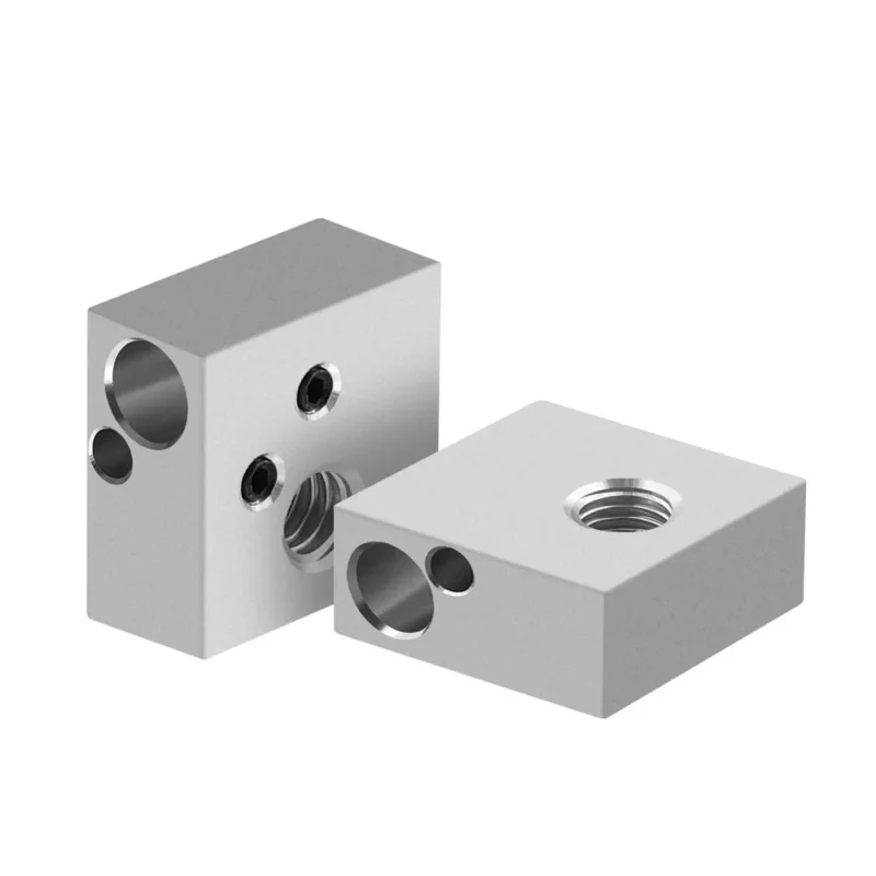 Twotrees MK8 Aluminium Heater Block For Print Head Hot End Heating Block