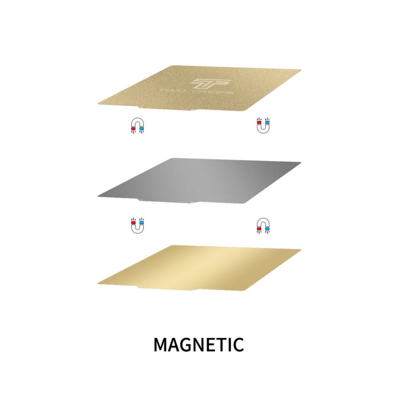 Twotrees PEI Sheet Double Side Textured Smooth PEI Bed Flexible Magnetic Spring Steel Print Bed Plate (3) Twotrees PEI Sheet Double Side Textured Smooth PEI Bed Flexible Magnetic Spring Steel Print Bed Plate - 310*310 - Image 2