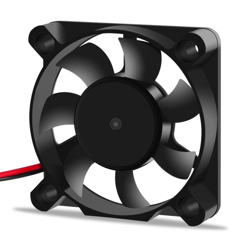 Usongshine 3D Printer Cooling Fan 50 x 50 x10mm 5010 DC 24V Cooling Fan with 2Pin Wire Brushless Cooling Fan Voltage: 24V Connector: 2-pin connector