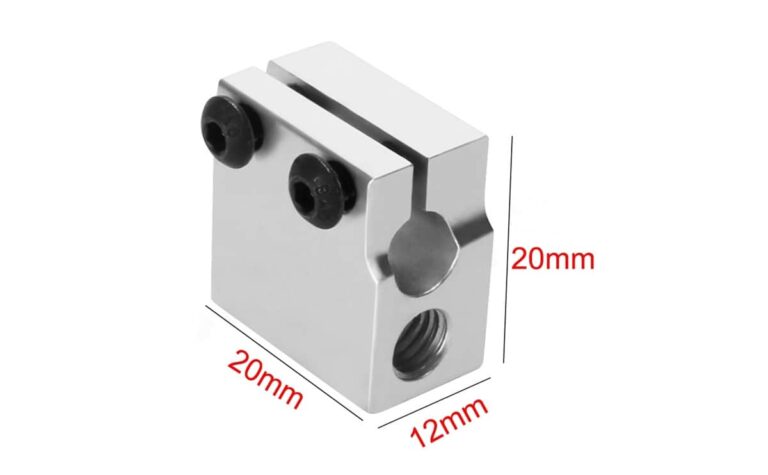Volcano Heated Silicone Block aluminum 202012mm for 3D Printer