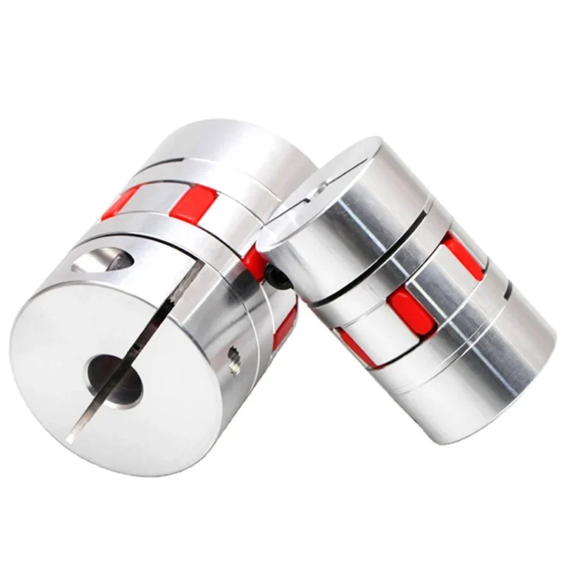 Aluminum Flexible Jaw Spider Shaft Coupling D25L30 (2) Aluminum Flexible Jaw Spider Shaft Coupling D25L30