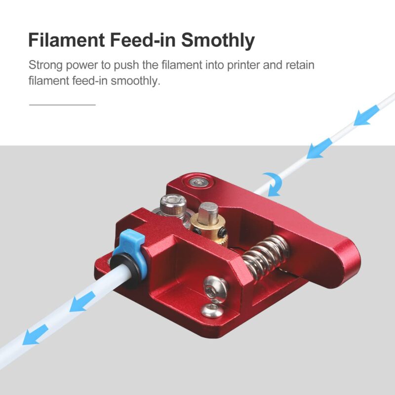 Twotrees CR10 Extruder Upgrade Aluminum Block bowden extruder 1.75mm Filament Reprap Extrusion for Ender 3 CR10 CR10S PRO (8) Twotrees CR10 Extruder Upgrade Aluminum Block bowden extruder 1.75mm Filament Reprap Extrusion for Ender 3 CR10 CR10S PRO