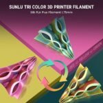 Sunlu SILK Filament Tri-Color 3D Printer Filament