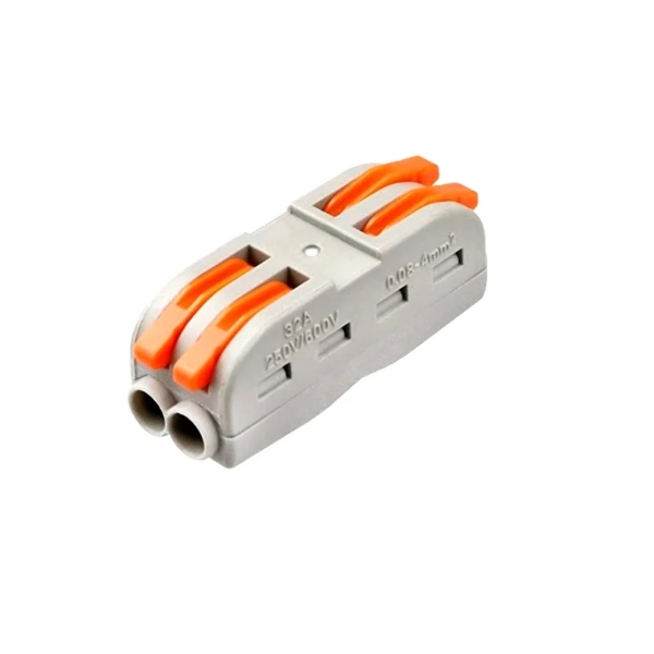 CH-812-1-0.08-2.5MM-SPL-2-POLE-WIRE-CONNECTOR-WITH-SPRING-LOCK-LEVER-FOR-2-WIRE-LINE-CONNECTION