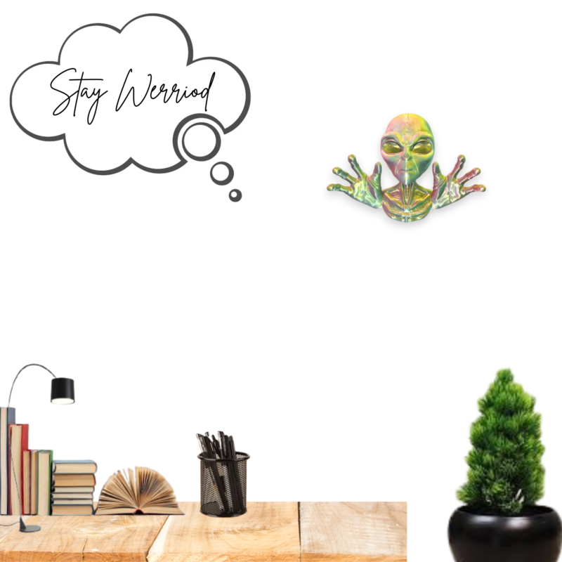 3d printed wall decor alien