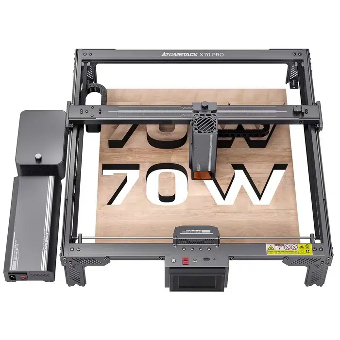 Atomstack X70 PRO 360W Laser Engraver F60 Air Assist Kit 500400MM Engraving Size