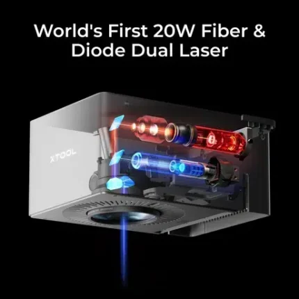 xTool F1Ultra 20W Fiber & Diode Dual Laser Engraver Machine