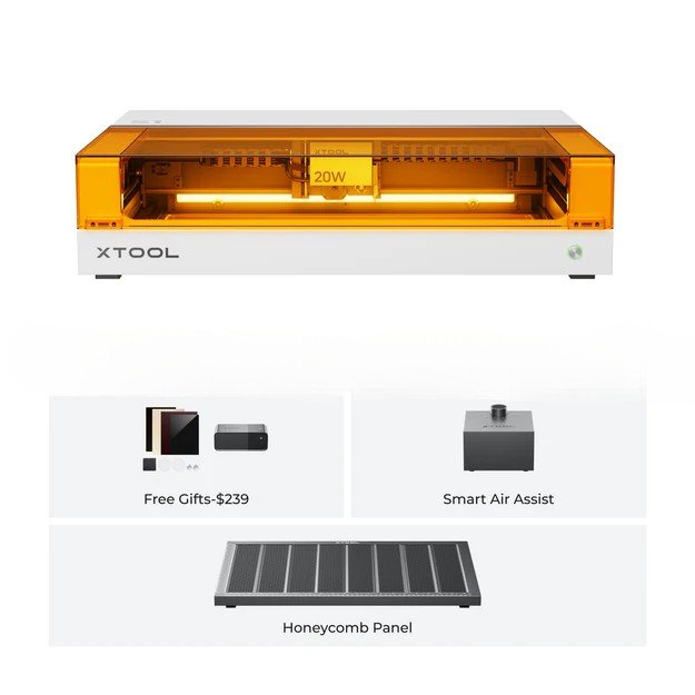 xTool s1 20 W All in Basic Bundle Mechblock