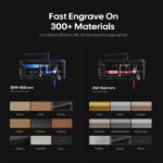 LaserPecker_LP4_Fast_Engrave_On_More_Than_300_Materials_