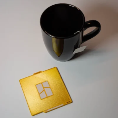 Bambu Lab Textured PEI Plate Coaster!